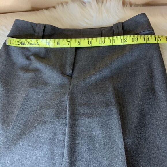 Ann Taylor LOFT Petites Gray Wool Blend Lined Dress Pants Size 2P - Picture 9 of 12